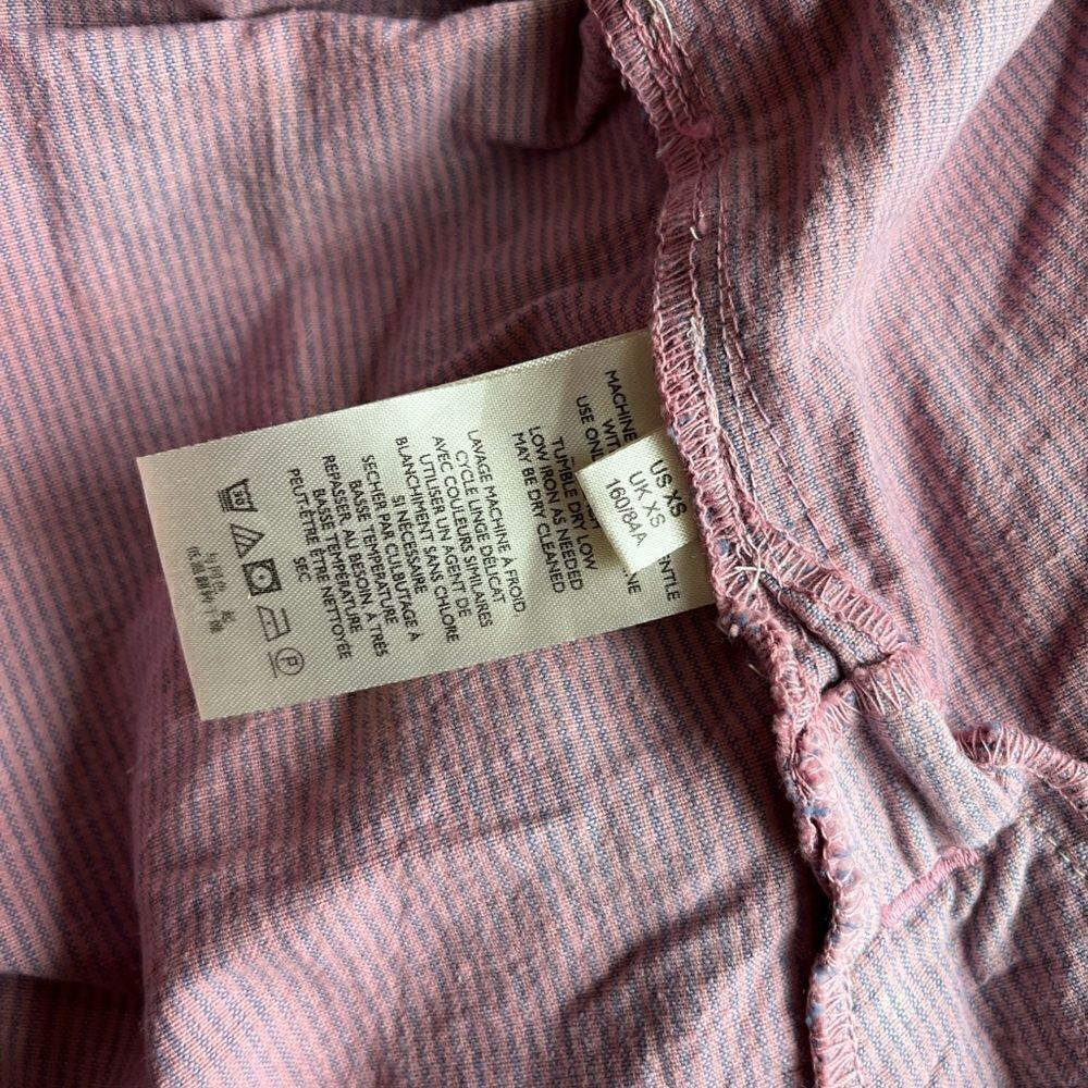 ‎Free People Cardiff Buttondown oversized shirt women’s size XS - Picture 4 of 5